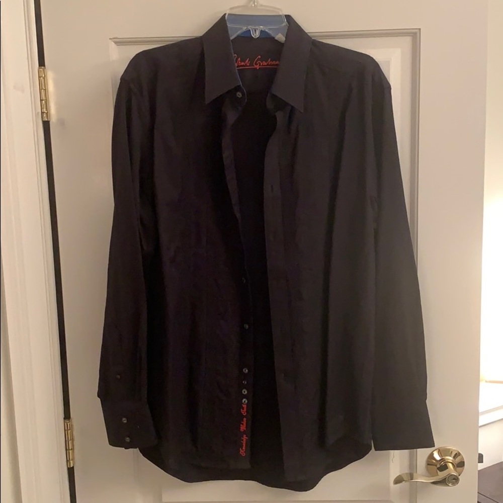Robert Graham Black Pattern Shirt
